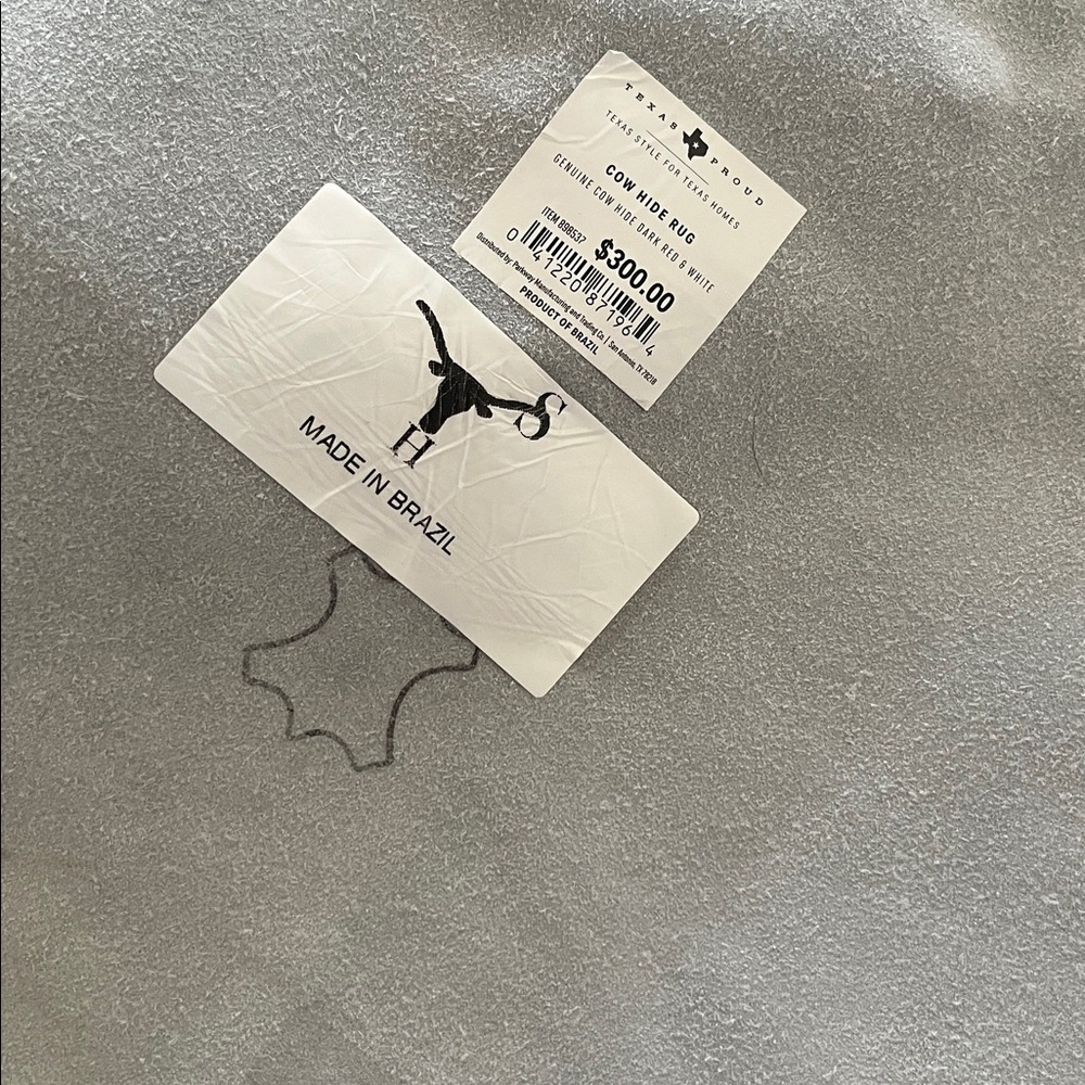 Texas Proud Cowhide Area Rug - Brown & White - Picture 6 of 8